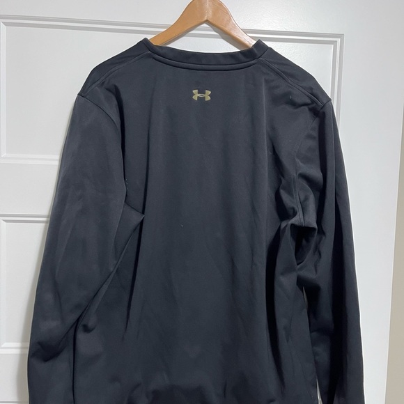 Under Amour Mens Large All Seasons UA Storm Black Pocket Zip Pullover - Picture 4 of 7